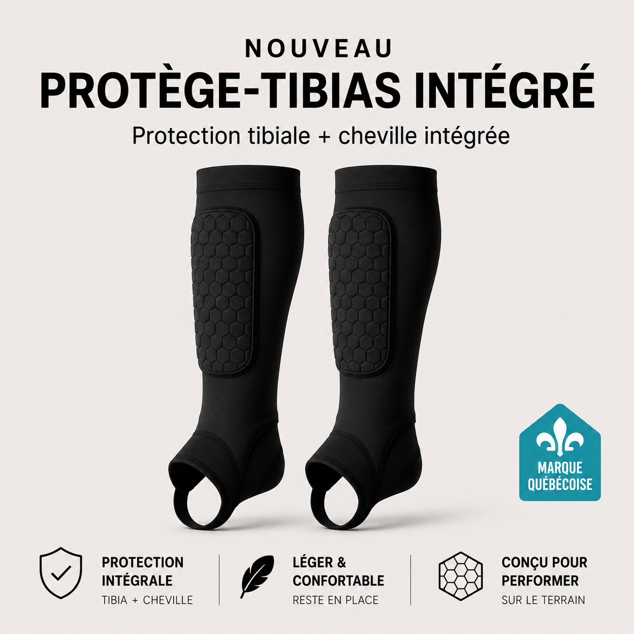 FlexGuard™ V2 — Protection avancée des tibias