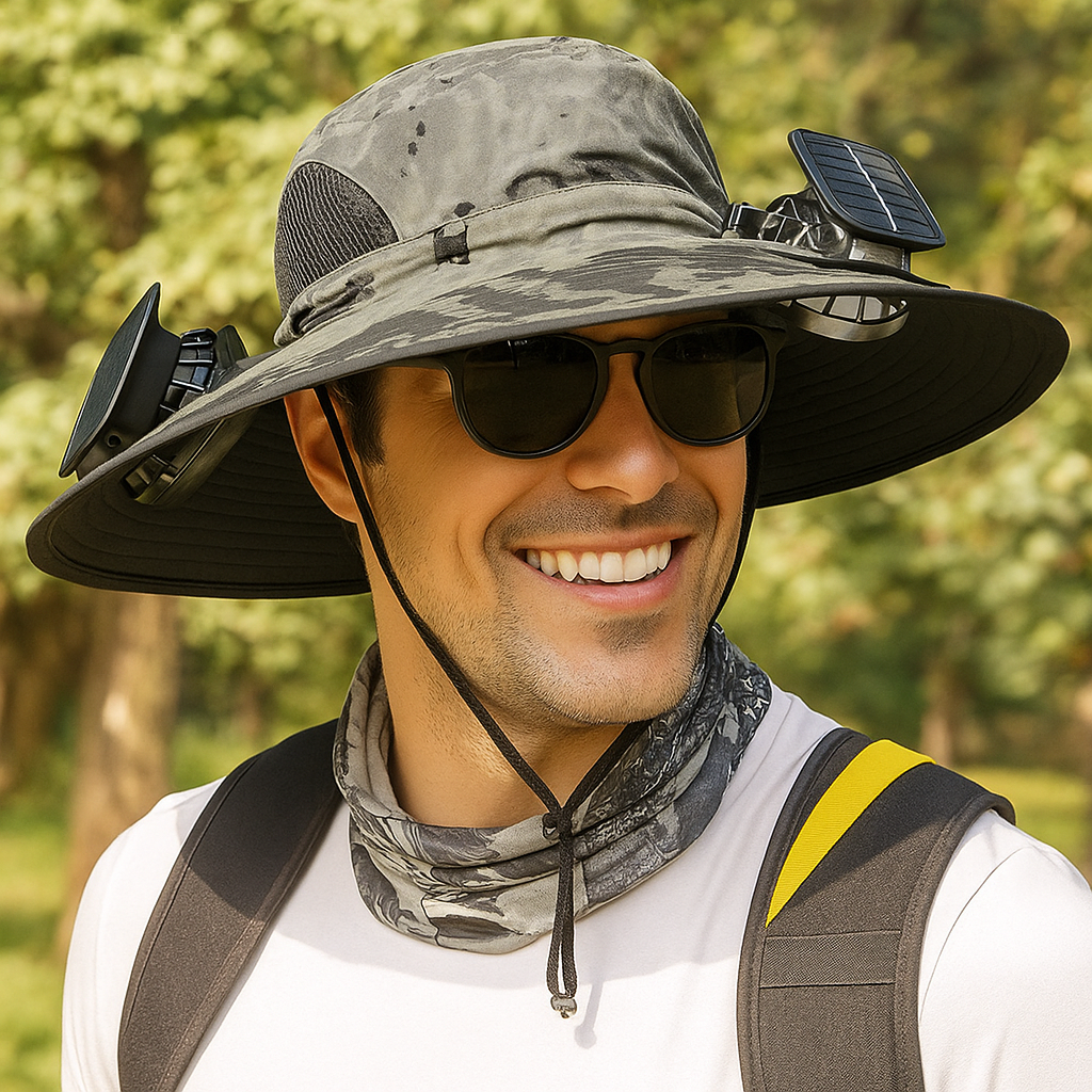 Chapeau ventilé solaire