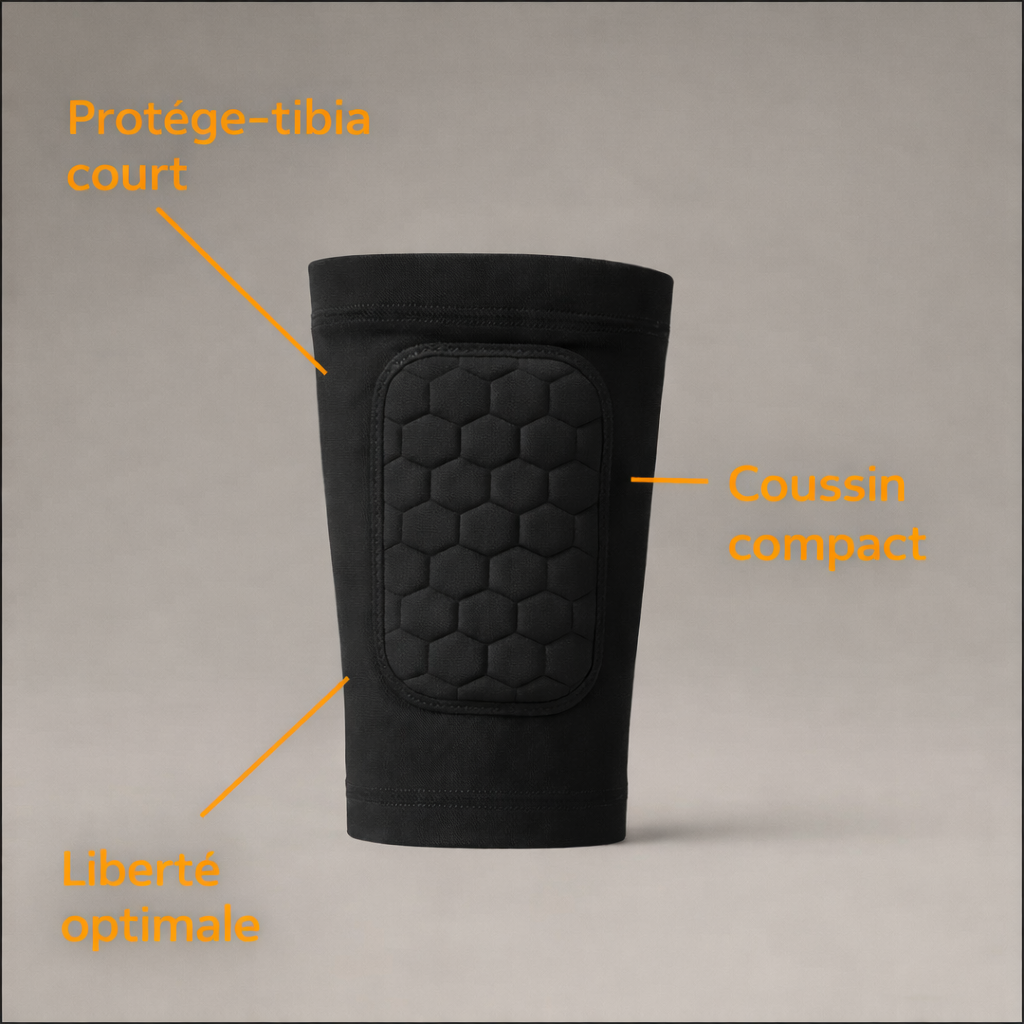 Mini Protège-tibia compact haute performance