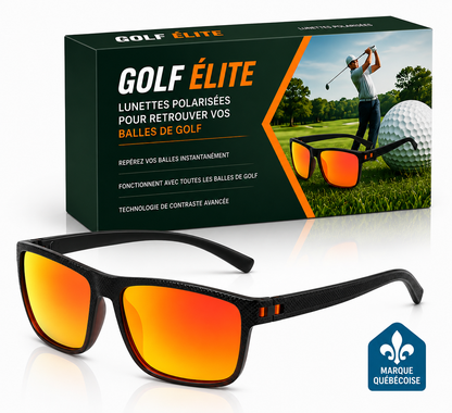 Lunettes hyper polarisées de golf