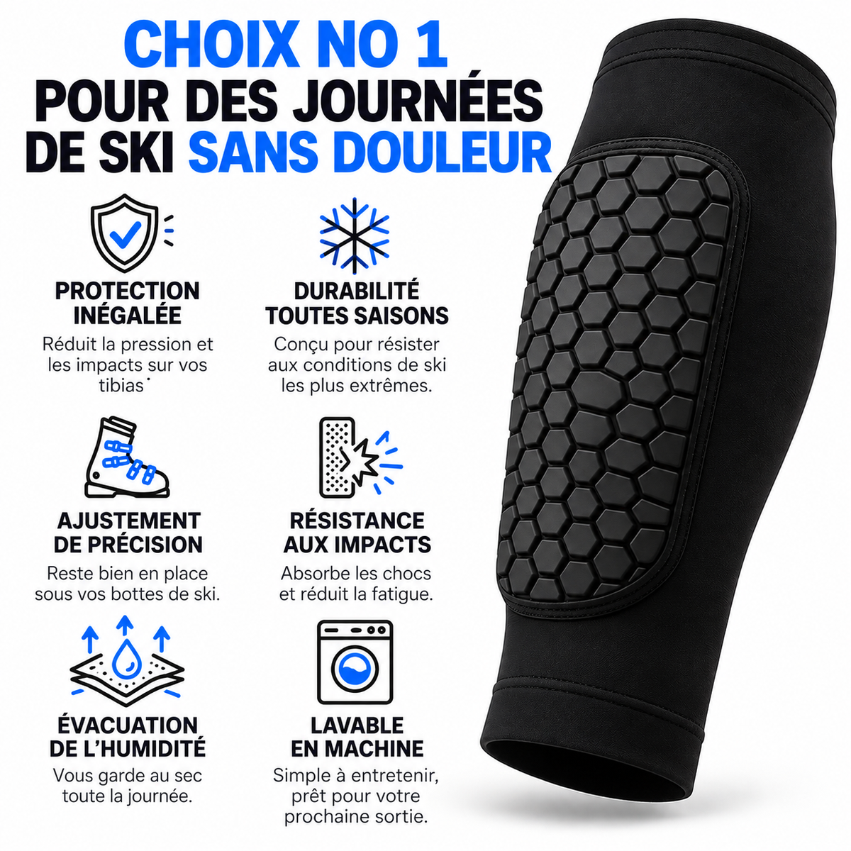 FlexGuard™ - Protection avancée pour tibias